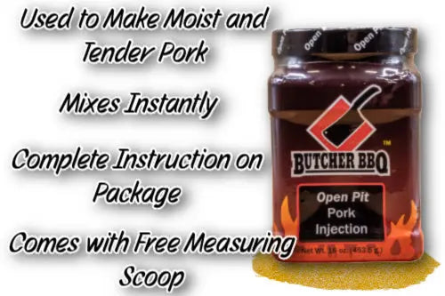 Open Pit Pork Injection Marinade Butcher BBQ