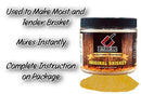 Butcher BBQ Original Brisket seasoning jar with text on a white background