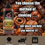 Peach and Pepper BBQ Glaze "Flavor over Fire" Butcher BBQ