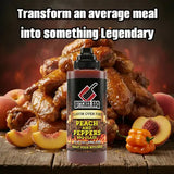 Peach and Pepper BBQ Glaze "Flavor over Fire" Butcher BBQ