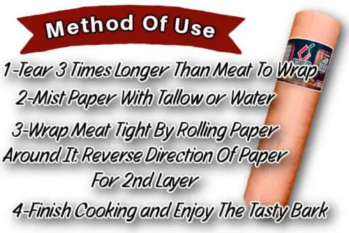 Pink Butcher Paper - 18 or 24 inch Butcher BBQ