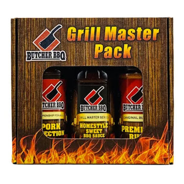Pork Lovers Grill Master Pack Gift Box Butcher BBQ