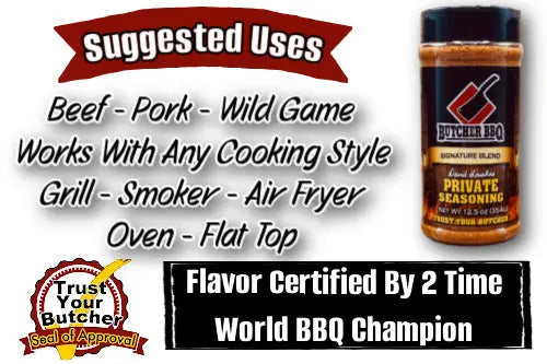 Private BBQ Seasoning Spice Butcher BBQ