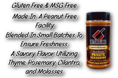 Private BBQ Seasoning Spice Butcher BBQ