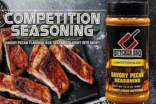 Butcher BBQ  Savory Pecan Flavor Barbecue Rub / Seasoning / Spice