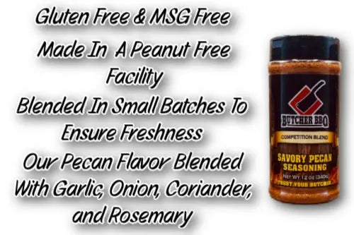 Savory Pecan Flavor BBQ Seasoning Butcher BBQ