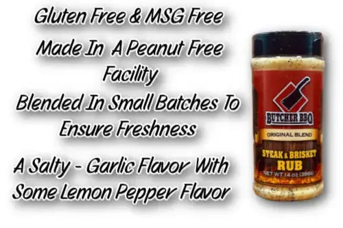 Steak and Brisket Rub-BBQ Seasoning Butcher BBQ