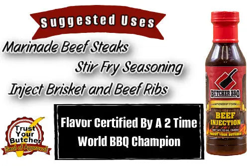 Liquid Beef Injection: Steak Marinade Butcher BBQ
