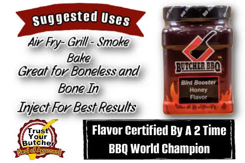 Bird Booster Chicken Injection Honey Flavor/ Turkey Injection Butcher BBQ