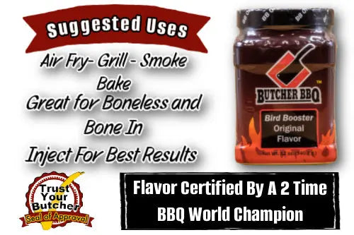 Bird Booster Chicken Injection Original Flavor / Turkey Injection Butcher BBQ