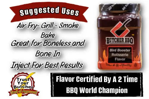 Bird Booster Chicken Injection Rotisserie Flavor / Turkey Injection Butcher BBQ