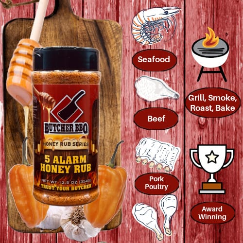 5 Alarm Honey Rub-BBQ Seasoning