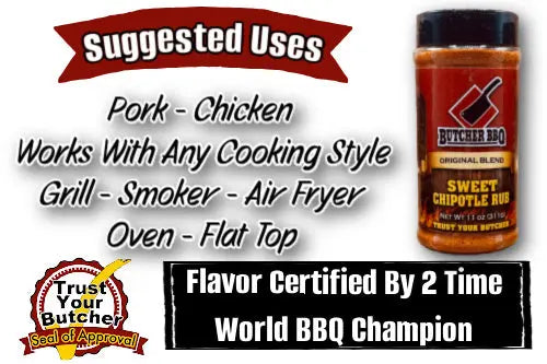 Sweet Chipotle BBQ Seasoning Butcher BBQ