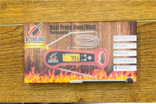 Digital Meat Thermometer with Dual Probes Butcher BBQ