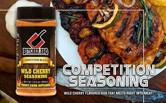 Butcher BBQ  Wild Cherry Flavor Rub / Barbecue Seasoning / Spice