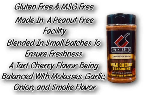 Wild Cherry Flavored Rub / BBQ Seasoning Butcher BBQ