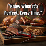Digital Meat Thermometer with Dual Probes Butcher BBQ