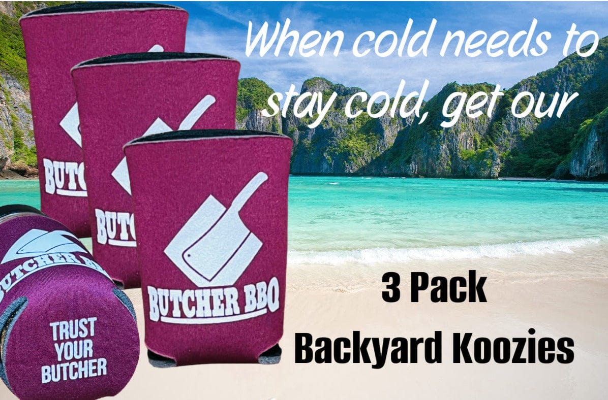 Butcher BBQ 3 Pack Backyard Koozies