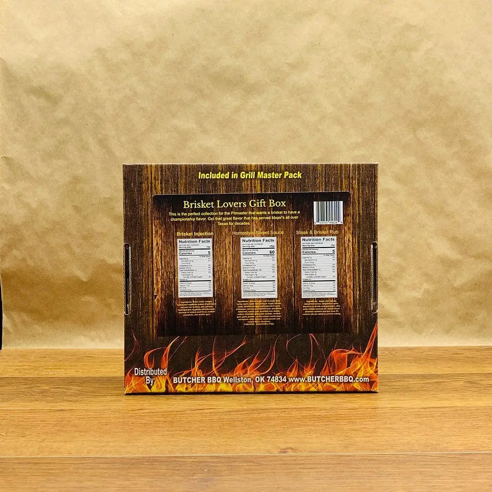 Butcher BBQ  Brisket Lovers Grill Master Pack Gift Box