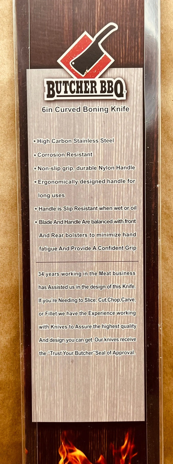 Butcher BBQ  Butcher BBQ 6 inch Boning Knife