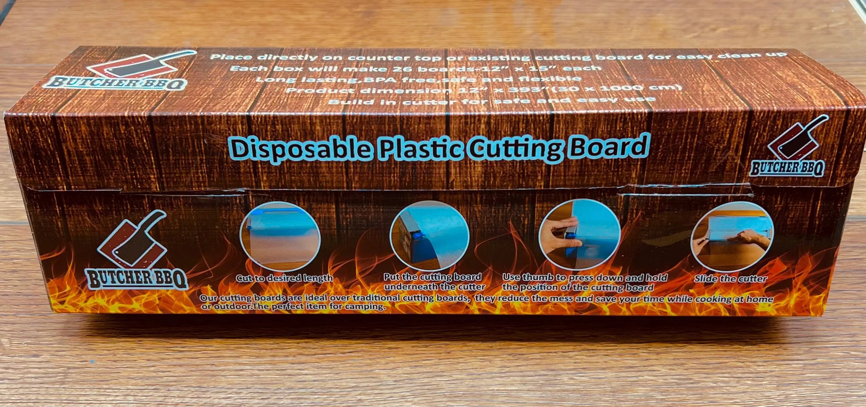 Disposable Plastic Cutting Board Sheets Butcher BBQ