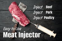 Butcher BBQ  Disposable kitchen Meat Marinade Injector