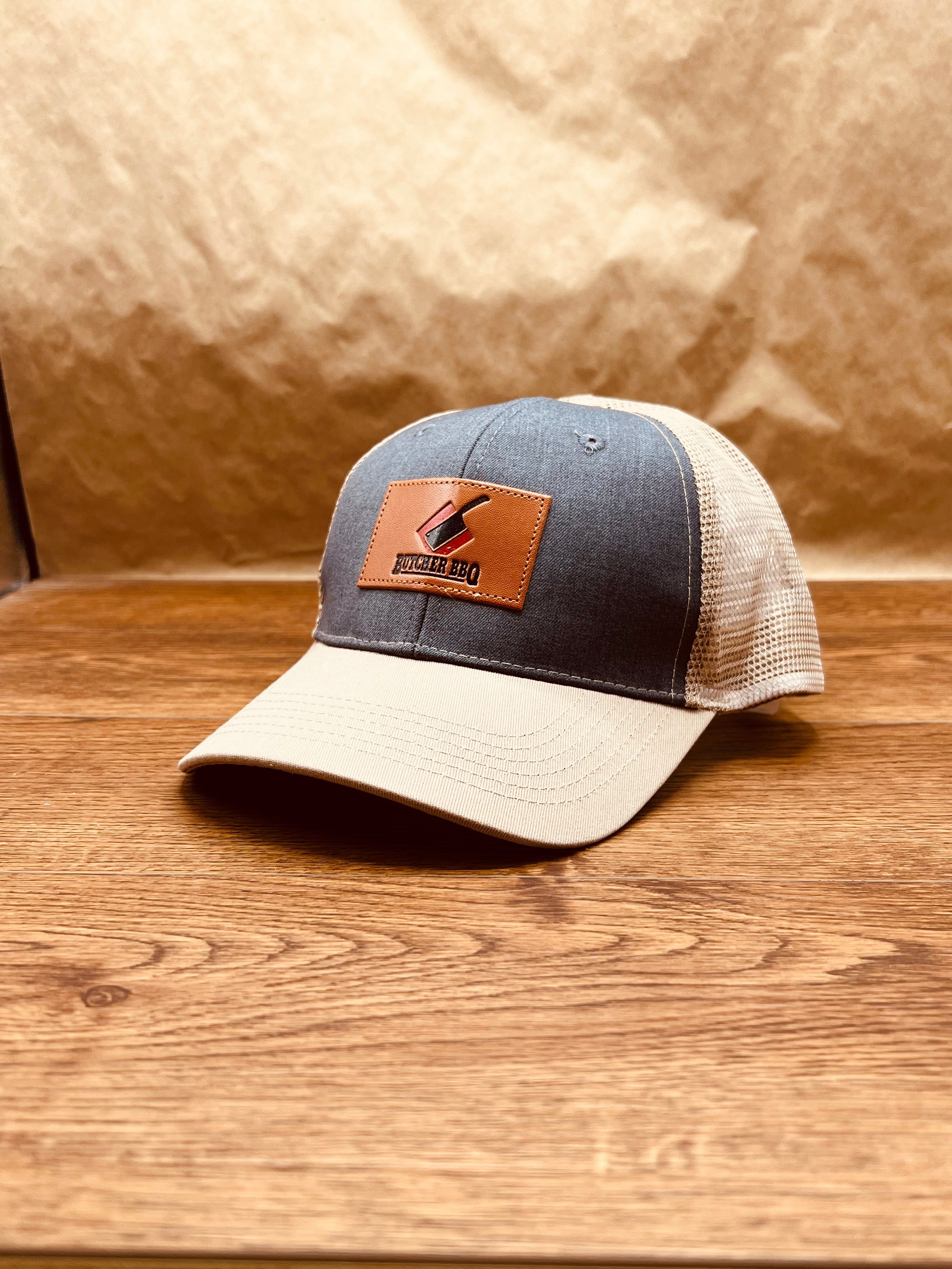 Butcher BBQ Leather Patch Hats