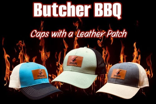 Butcher BBQ Leather Patch Hats