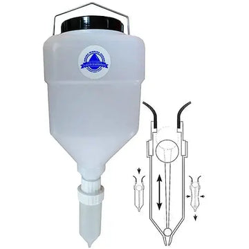 Butcher BBQ  Sauce Condiment Dispenser 1.5 gallon-White Kit