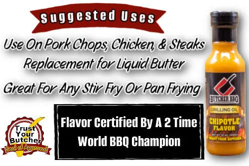 Grilling Oil Chipotle Butter Flavor / Turkey Injection Butcher BBQ