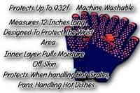Extreme Heat Resistant Cooking Gloves Butcher BBQ