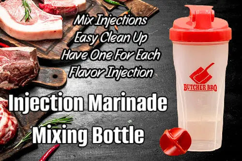 Injection Marinade Shaker Bottle Butcher BBQ