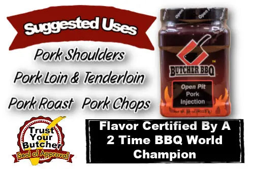 Open Pit Pork Injection Marinade Butcher BBQ