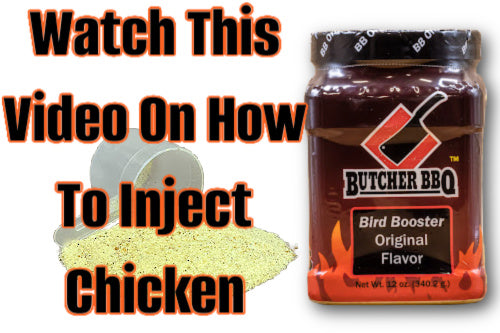 video on how to inject chicken with butcher bbq