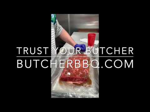 Injecting a Brisket with Butcher BBQ