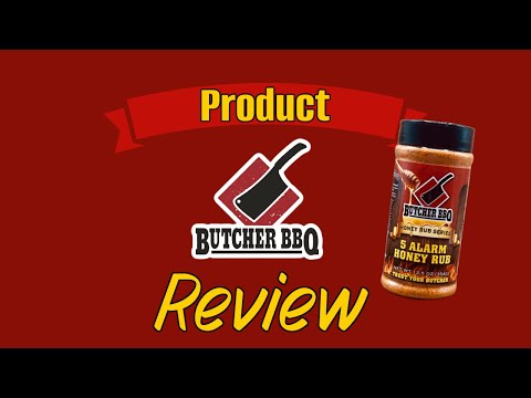 Product Video on Butcher BBQ 5 Alarm Honey rub