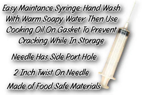 Disposable kitchen Meat Injector Butcher BBQ