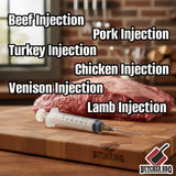 Disposable Meat Injector Butcher BBQ