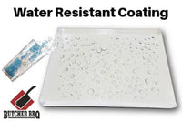 Water resistant coating on butcher bbq cutting boards
