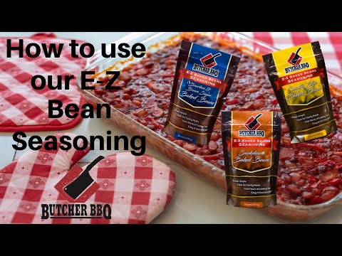 Video on how to mix Butcher BBQ Easy Bean Seasoning Bourbon and Brown Sugar Flavor
